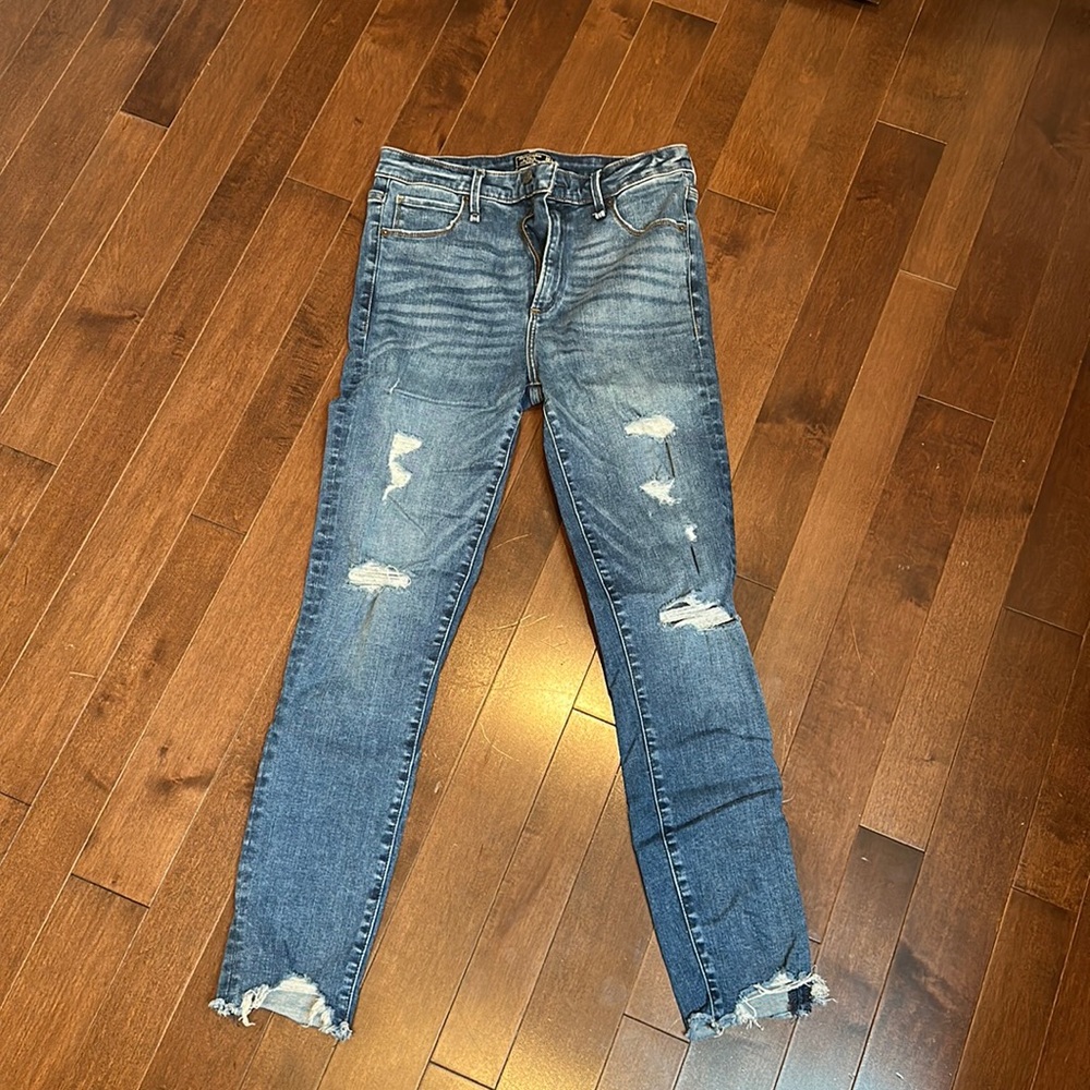 Womens A&F Ripped Jeans